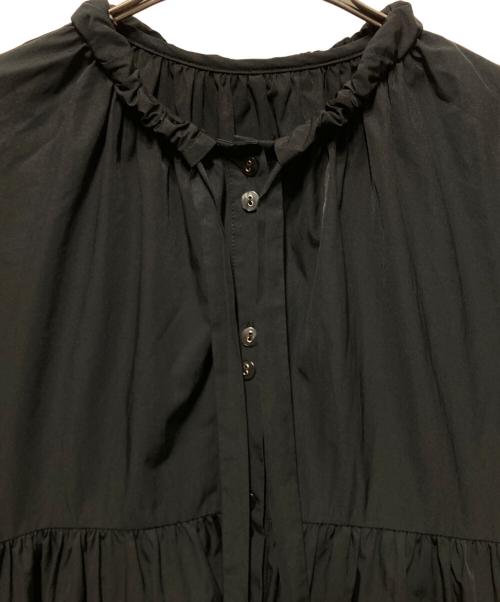 machatt（マチャット）machatt (マチャット) リボンバックティアードドレス ブラック サイズ:FREEの古着・服飾アイテム