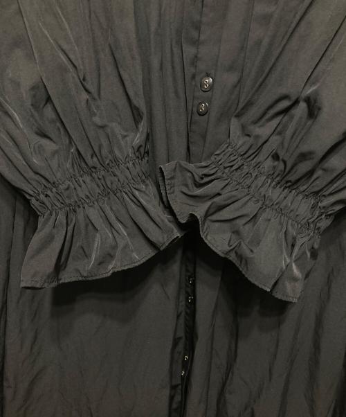 machatt（マチャット）machatt (マチャット) リボンバックティアードドレス ブラック サイズ:FREEの古着・服飾アイテム