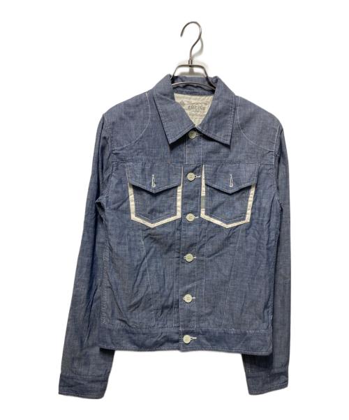 Engineered Garments（エンジニアド ガーメンツ）Engineered Garments (エンジニアド ガーメンツ) ステッチラインシャツ インディゴ サイズ:Sの古着・服飾アイテム