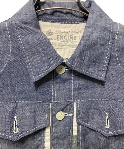 Engineered Garments（エンジニアド ガーメンツ）Engineered Garments (エンジニアド ガーメンツ) ステッチラインシャツ インディゴ サイズ:Sの古着・服飾アイテム