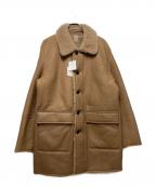 COACHコーチ）の古着「リバーシブル シアリング コート」｜ブラウン