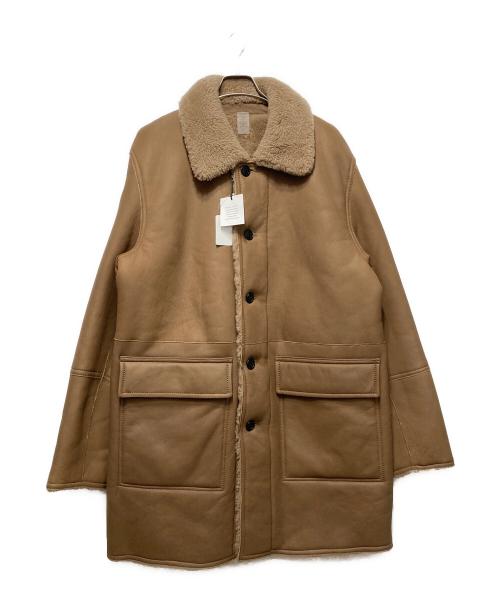 COACH（コーチ）COACH (コーチ) リバーシブル シアリング コート ブラウン サイズ:XLの古着・服飾アイテム