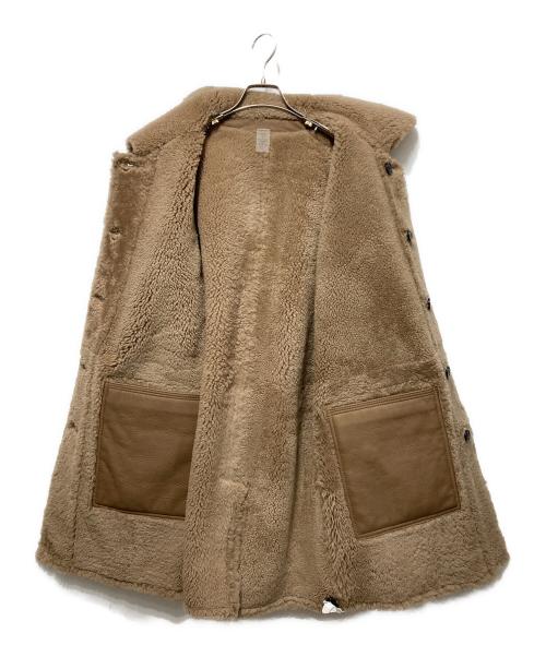 COACH（コーチ）COACH (コーチ) リバーシブル シアリング コート ブラウン サイズ:XLの古着・服飾アイテム
