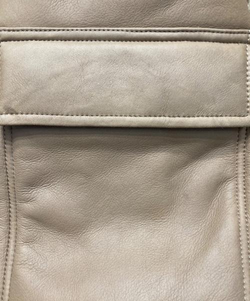 COACH（コーチ）COACH (コーチ) リバーシブル シアリング コート ブラウン サイズ:XLの古着・服飾アイテム