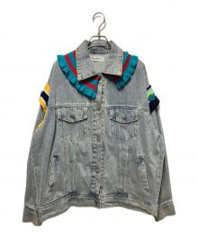 Hyper Couture GIANTS（ハイパー コーチャー ジャイアンツ）の古着「デニムジャケット」｜インディゴ
