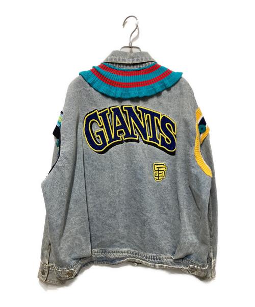 Hyper Couture GIANTS（ハイパー コーチャー ジャイアンツ）Hyper Couture GIANTS (ハイパー コーチャー ジャイアンツ) デニムジャケット インディゴ サイズ:FREEの古着・服飾アイテム