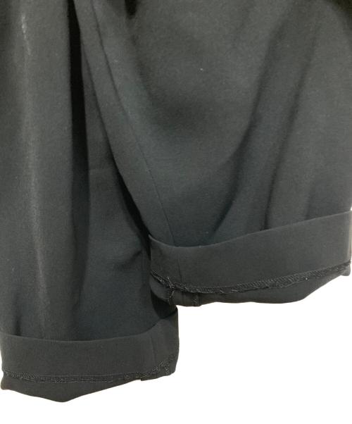 ENFOLD（エンフォルド）ENFOLD (エンフォルド) ダブルクロスシャツオールインワン ブラック サイズ:36の古着・服飾アイテム
