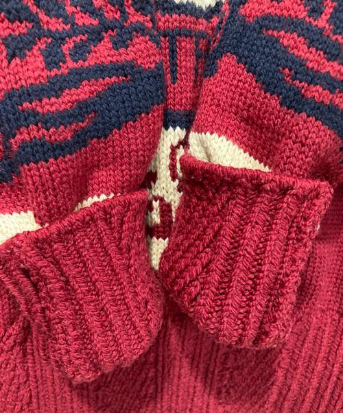 ETRO（エトロ）ETRO (エトロ) ケーブルニット レッド サイズ:44の古着・服飾アイテム