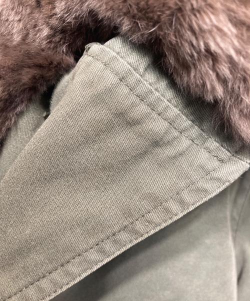 WOOLRICH（ウールリッチ）WOOLRICH (ウールリッチ) 襟ファーコート グリーン サイズ:Sの古着・服飾アイテム