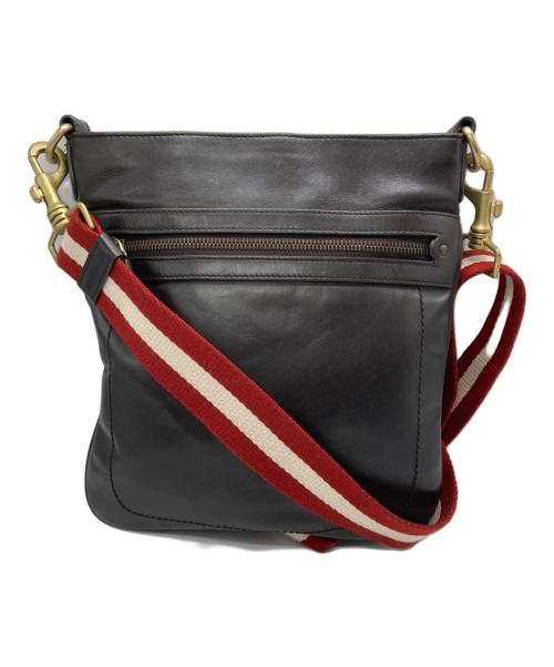 BALLY（バリー）BALLY (バリー) レザーショルダーバッグ ブラウンの古着・服飾アイテム