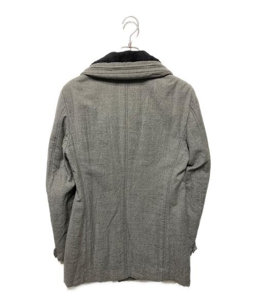 GIORGIO ARMANI（ジョルジオアルマーニ）GIORGIO ARMANI (ジョルジオアルマーニ) Pコート グレー サイズ:46の古着・服飾アイテム