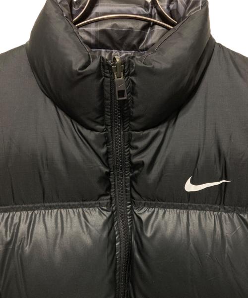 NIKE（ナイキ）NIKE (ナイキ) リバーシブルダウンジャケット ブラック サイズ:Lの古着・服飾アイテム