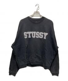stussy（ステューシー）の古着「RELAXED OVERSIZED CREW SWEAT」｜ブラック