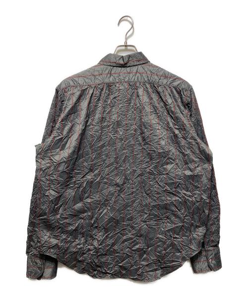 OUR LEGACY（アワーレガシー）OUR LEGACY (アワーレガシー) ストライプ地シャツ グレー サイズ:46の古着・服飾アイテム