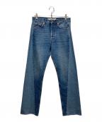 Sefrセファ）の古着「TWISTED CUT JEANS」｜インディゴ