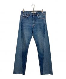 Sefr（セファ）の古着「TWISTED CUT JEANS」｜インディゴ