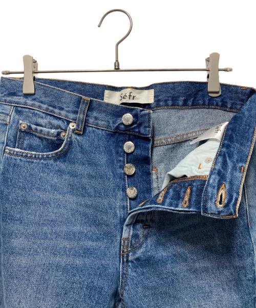 Sefr（セファ）Sefr (セファ) TWISTED CUT JEANS インディゴ サイズ:29の古着・服飾アイテム