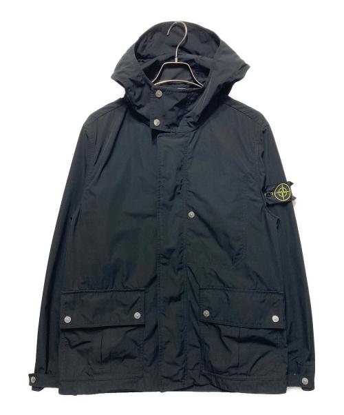 STONE ISLAND（ストーンアイランド）STONE ISLAND (ストーンアイランド) フーデッドブルゾン ブラック サイズ:Mの古着・服飾アイテム