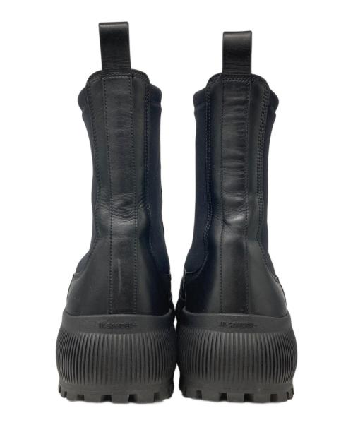 JIL SANDER+（ジルサンダープラス）JIL SANDER+ (ジルサンダープラス) サイドゴアブーツ ブラック サイズ:41の古着・服飾アイテム
