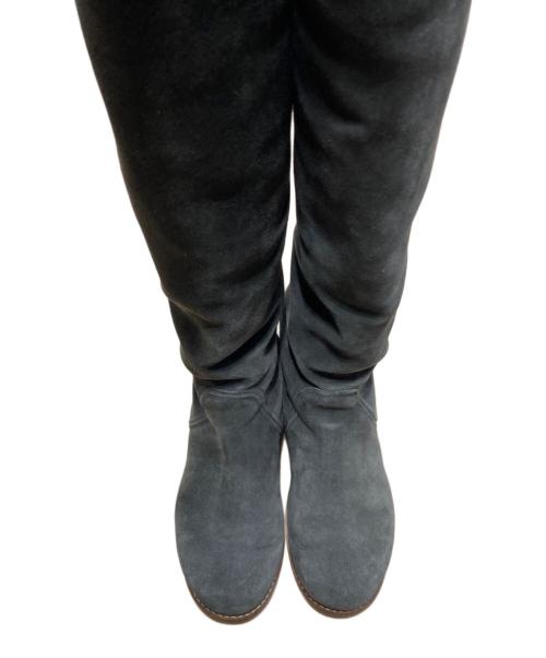 JIMMY CHOO（ジミーチュウ）JIMMY CHOO (ジミーチュウ) バックジップロングブーツ グレー サイズ:35の古着・服飾アイテム