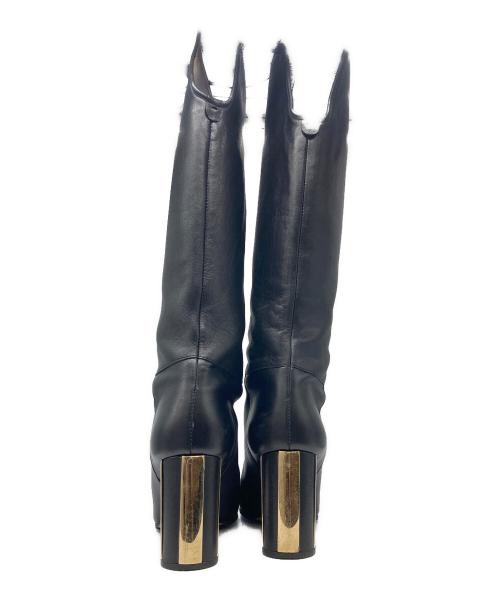 VALENTINO（ヴァレンティノ）VALENTINO (ヴァレンティノ) ロングブーツ ブラック サイズ:36の古着・服飾アイテム