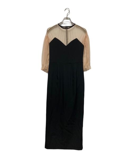Ameri（アメリ）Ameri (アメリ) AIRY SLEEVE TIGHT DRESS ブラック サイズ:Mの古着・服飾アイテム