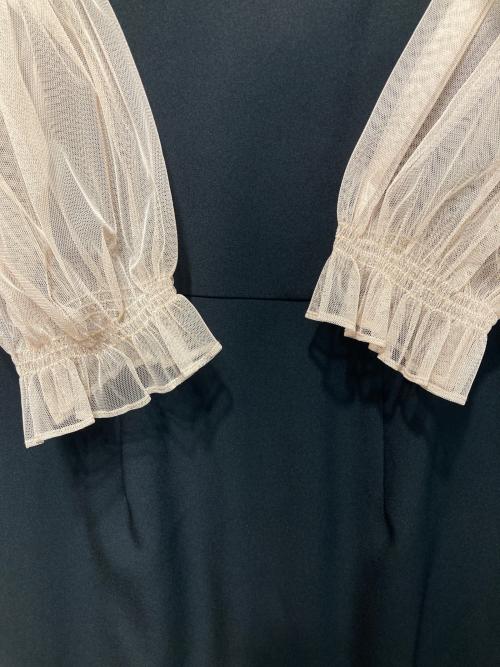 Ameri（アメリ）Ameri (アメリ) AIRY SLEEVE TIGHT DRESS ブラック サイズ:Mの古着・服飾アイテム