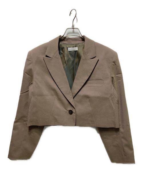 MAISON SPECIAL（メゾンスペシャル）MAISON SPECIAL (メゾンスペシャル) ショートレングスジャケット ブラウン サイズ:freeの古着・服飾アイテム