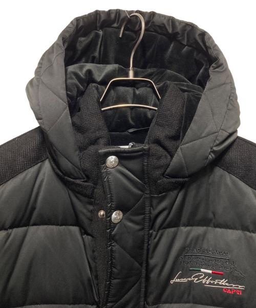 Capri（カプリ）CAPRI (カプリ) ダウンコート ブラック サイズ:46の古着・服飾アイテム