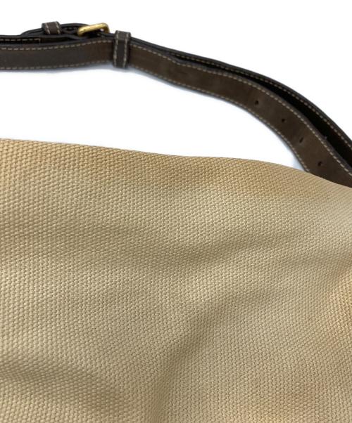 LOEWE（ロエベ）LOEWE (ロエベ) アナグラムキャンバスワンショルダーバッグ ベージュの古着・服飾アイテム