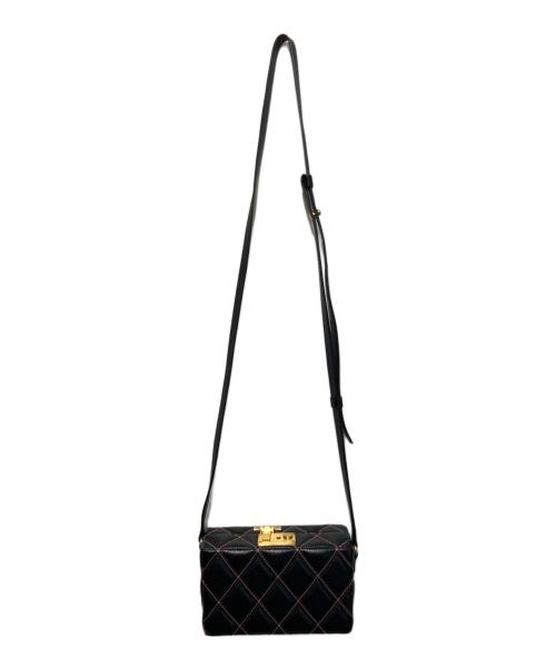 Thom Browne（トムブラウン）Thom Browne (トムブラウン) mini Trunk quilted shoulder bag ブラックの古着・服飾アイテム