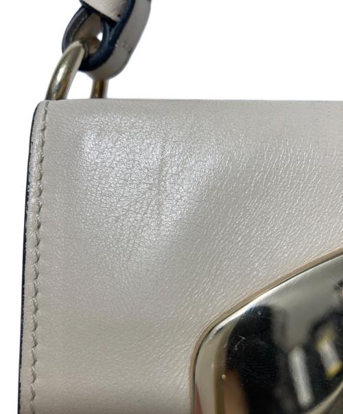 Christian Louboutin（クリスチャン・ルブタン）Christian Louboutin (クリスチャン・ルブタン) パサージュ2WAYショルダーバッグ ベージュの古着・服飾アイテム
