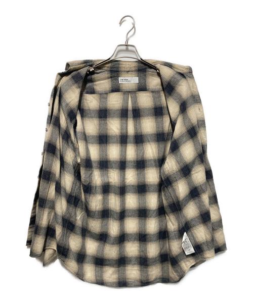 THE SEED（ザ シード）THE SEED (ザ シード) チェックシャツ ベージュ サイズ:40の古着・服飾アイテム