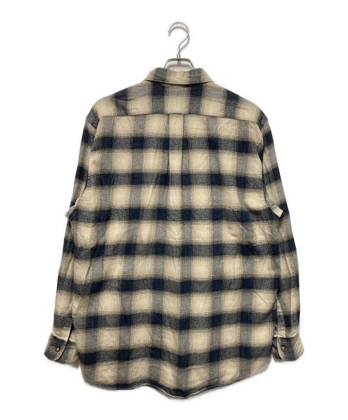 THE SEED（ザ シード）THE SEED (ザ シード) チェックシャツ ベージュ サイズ:40の古着・服飾アイテム