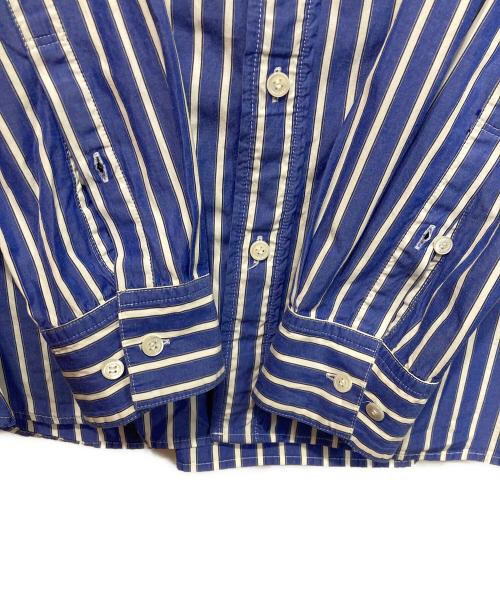 sacai（サカイ）sacai (サカイ) ドッキングシャツプルパーカー ネイビー サイズ:２の古着・服飾アイテム