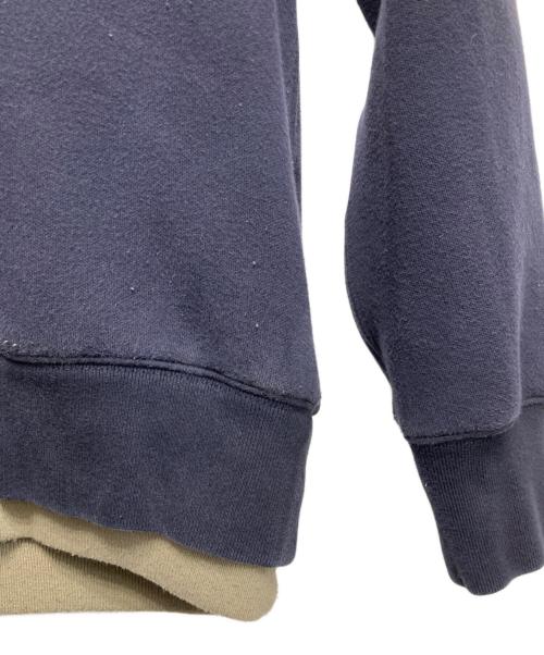 sacai（サカイ）sacai (サカイ) Sponge Sweat x Nylon Twill Pullover/スポンジ スウェット×ナイロン ツイル プルオーバー ネイビー サイズ:2の古着・服飾アイテム