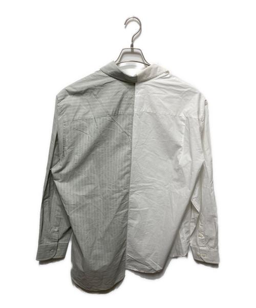MM6 Maison Margiela（エムエムシックスメゾンマルジェラ）MM6 Maison Margiela (エムエムシックスメゾンマルジェラ) Split Number Logo Shirt ホワイト サイズ:44の古着・服飾アイテム