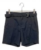 sacaiサカイ）の古着「Chalk Stripe Shorts/チョークストライプ ショーツ」｜ネイビー
