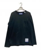 Maison MIHARA YASUHIRO×in・stru(men-tal).メゾン ミハラ ヤスヒロ×インストルメンタル）の古着「Heavy Weight L/S T-shirt」｜ブラック