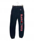 Champion REVERSE WEAVE×THE BLACK EYE PATCHチャンピオン リバース ウィーブ×ブラックアイパッチ）の古着「コラボスウェットパンツ」｜ブラック