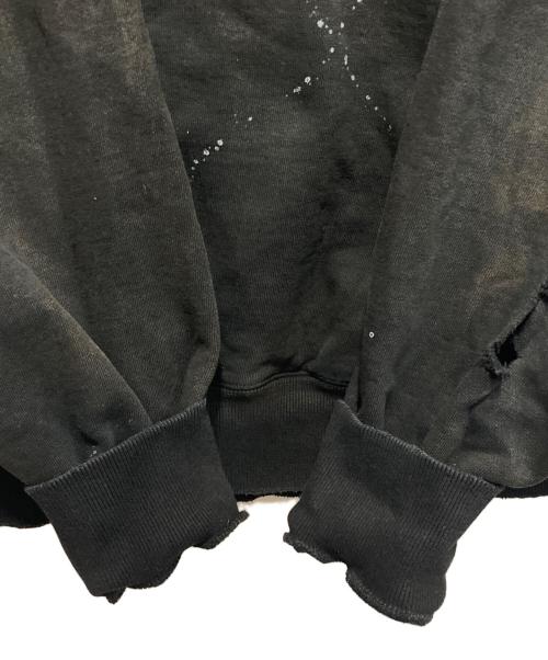 SOMEIT（サミット）SOMEIT (サミット) フェード加工プルオーバーパーカー ブラック サイズ:Lの古着・服飾アイテム