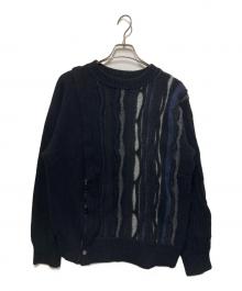 Tamme（タム）の古着「SLIT 3D KNIT」｜ブラック