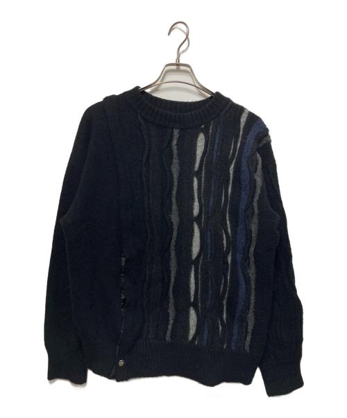 Tamme（タム）Tamme (タム) SLIT 3D KNIT ブラック サイズ:3の古着・服飾アイテム