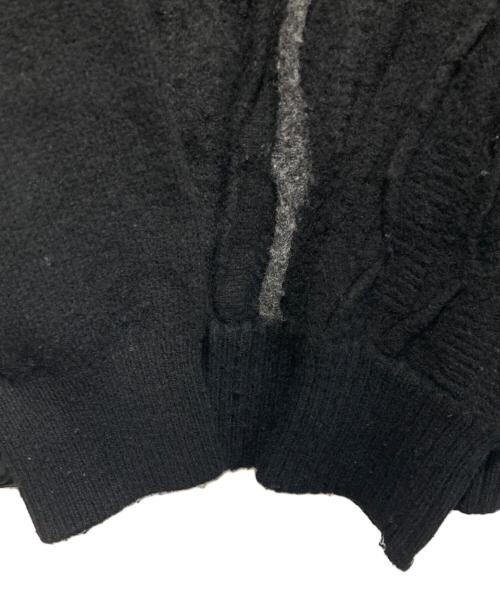 Tamme（タム）Tamme (タム) SLIT 3D KNIT ブラック サイズ:3の古着・服飾アイテム