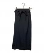 tricot COMME des GARCONSトリココムデギャルソン）の古着「ラップスカート」｜ブラック