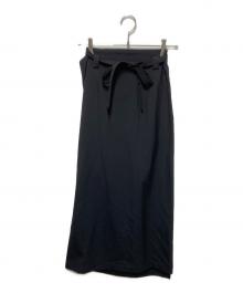 tricot COMME des GARCONS（トリココムデギャルソン）の古着「ラップスカート」｜ブラック