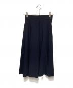 tricot COMME des GARCONSトリココムデギャルソン）の古着「フレアスカート」｜ネイビー