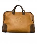 LOEWEロエベ）の古着「アナグラムレザーボストンバッグ」｜ブラウン