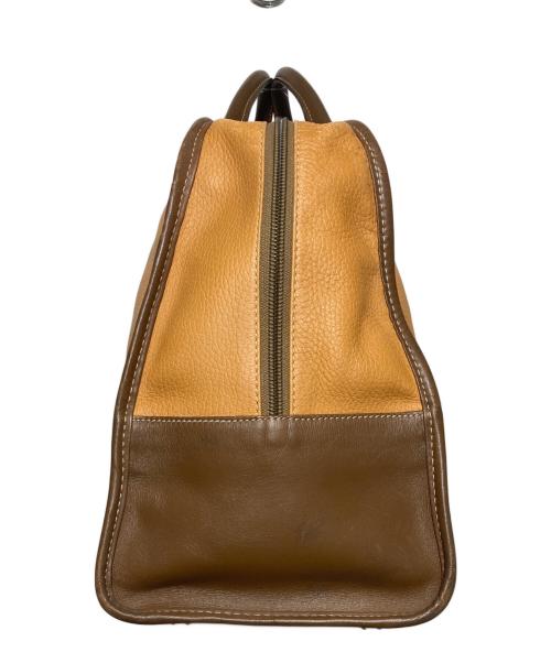 LOEWE（ロエベ）LOEWE (ロエベ) アナグラムレザーボストンバッグ ブラウンの古着・服飾アイテム