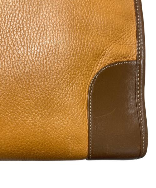 LOEWE（ロエベ）LOEWE (ロエベ) アナグラムレザーボストンバッグ ブラウンの古着・服飾アイテム